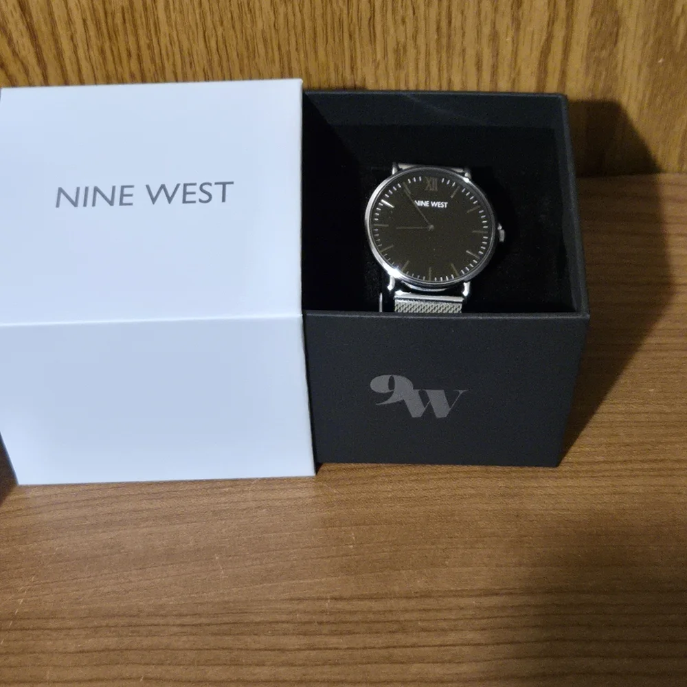 Nine West Silver Men's Watch Asher Watch